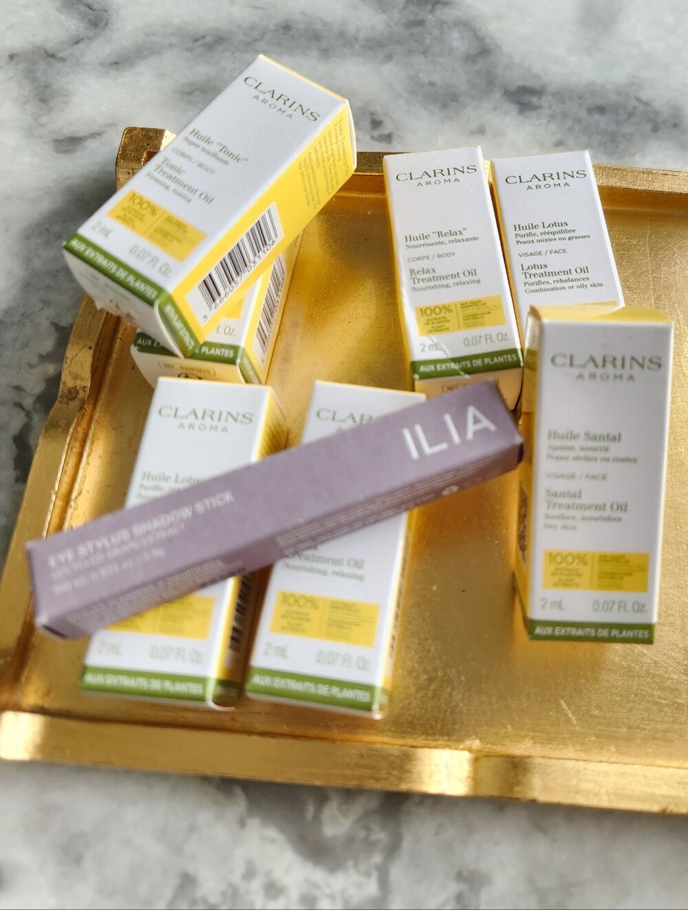 Clarins Oil & Ilia Cream Eyeshadow Travel Size